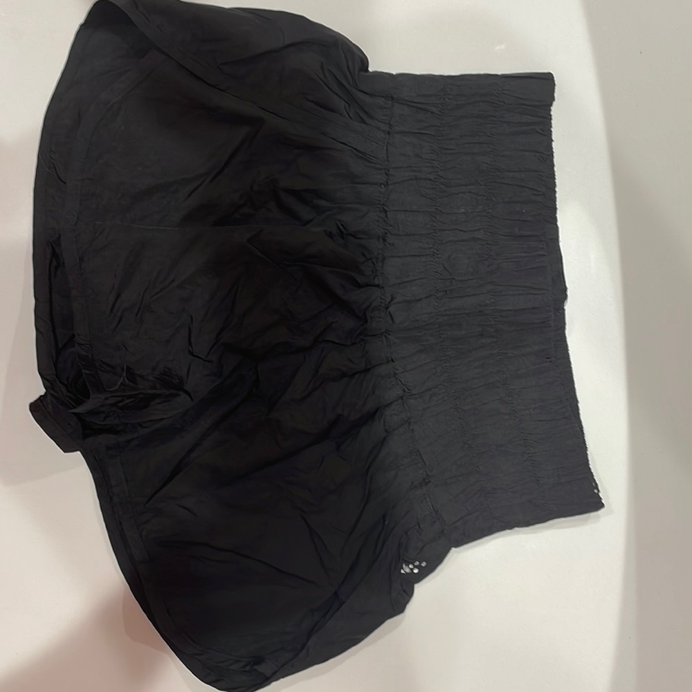 Free People Movement black free to be shorts